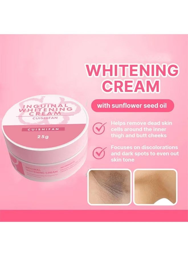 CUISHIFAN Whitening Cream -Dark Spot Corrector Cream - Underarm, Neck, Armpit, Knees, Elbows- Upgraded Formula, Instant Result 25g - Image 2
